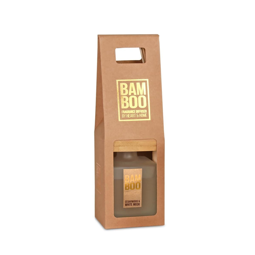 Cedarwood & White Musk Fragrance Diffuser -140ml - Up to 16 Weeks of Fragrance