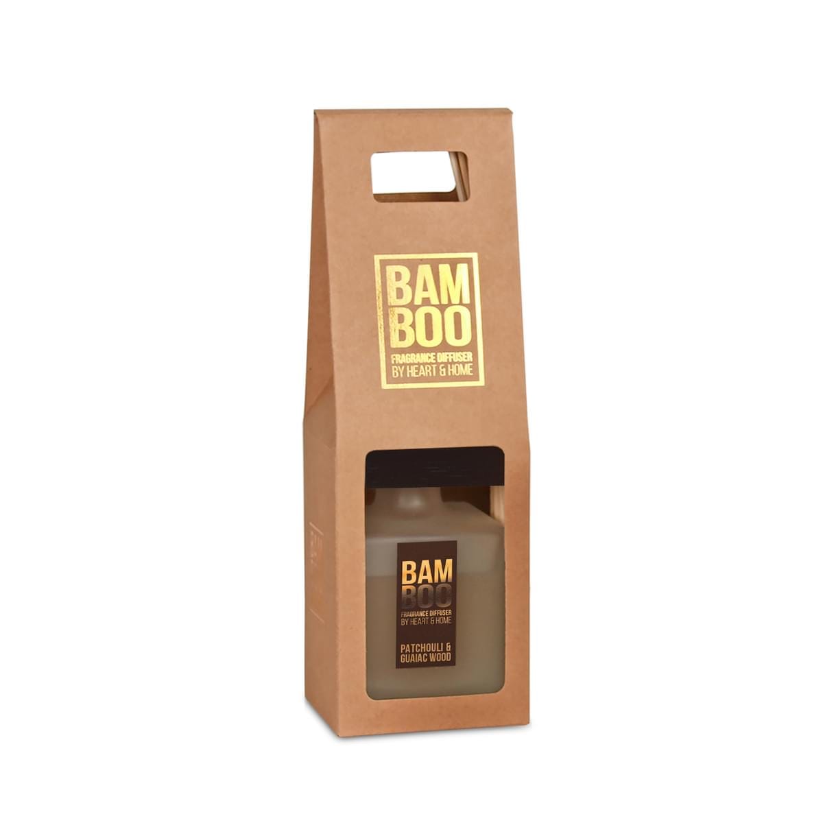 Patchouli & Guaiac Wood Fragrance Diffuser -140ml - Up to 16 Weeks of Fragrance