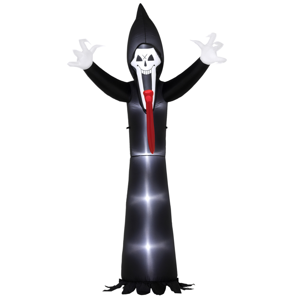 Outsunny 10 FT Grim Reaper Halloween Inflatable for Indoor, Outdoor Party