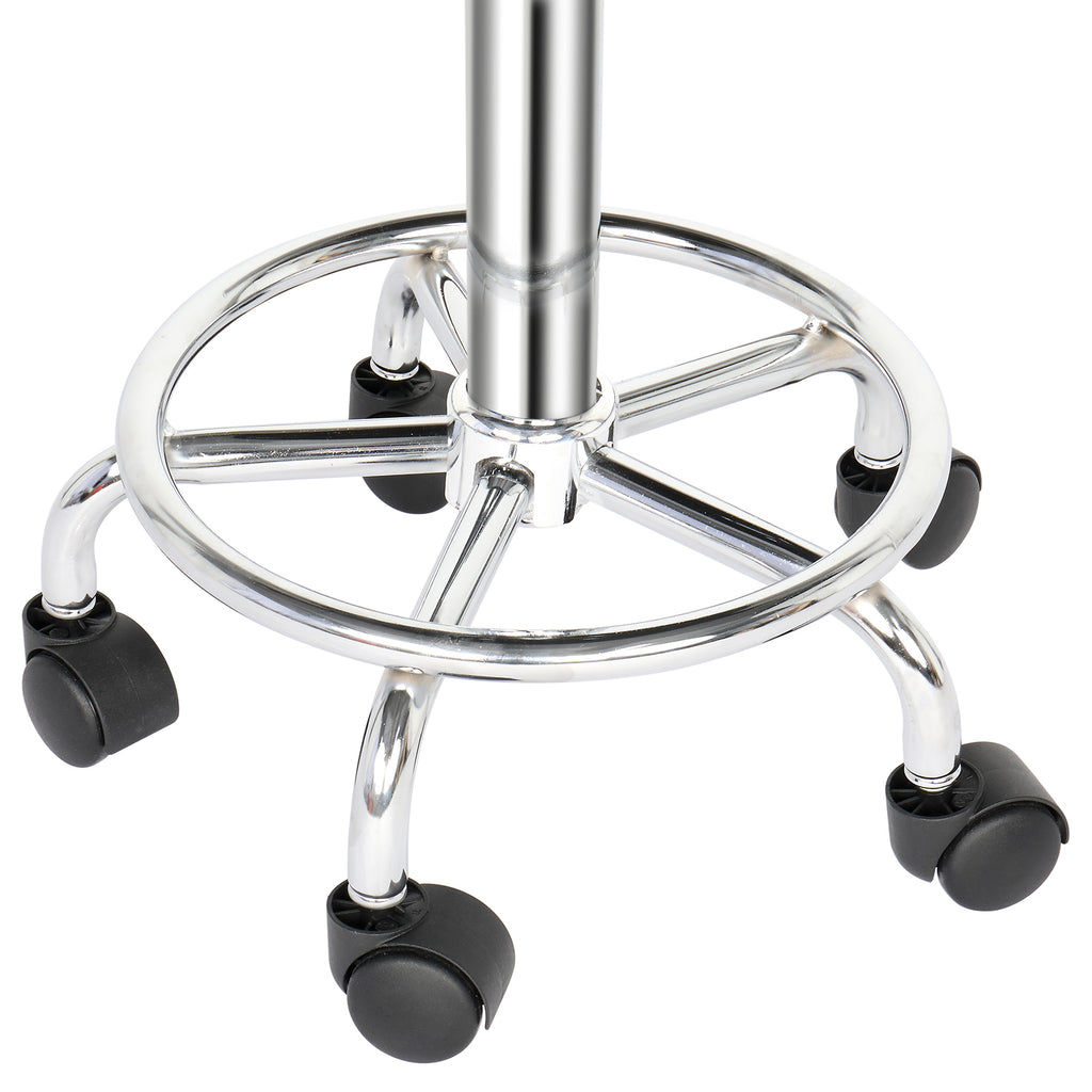 Chic 360° Rotation Bar Stool with Ha Ha Feet - Stylish Black Comfort