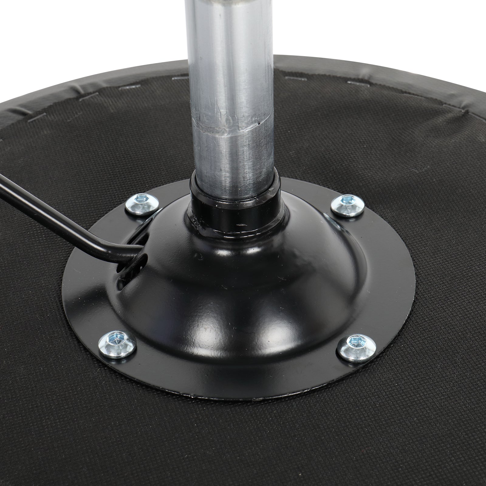Chic 360° Rotation Bar Stool with Ha Ha Feet - Stylish Black Comfort