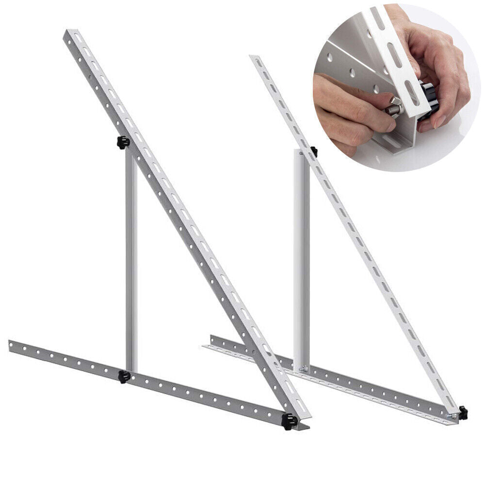 Solar Panel Brackets Adjustable Angle Mounting Frame Shed Boat Ground Mount S