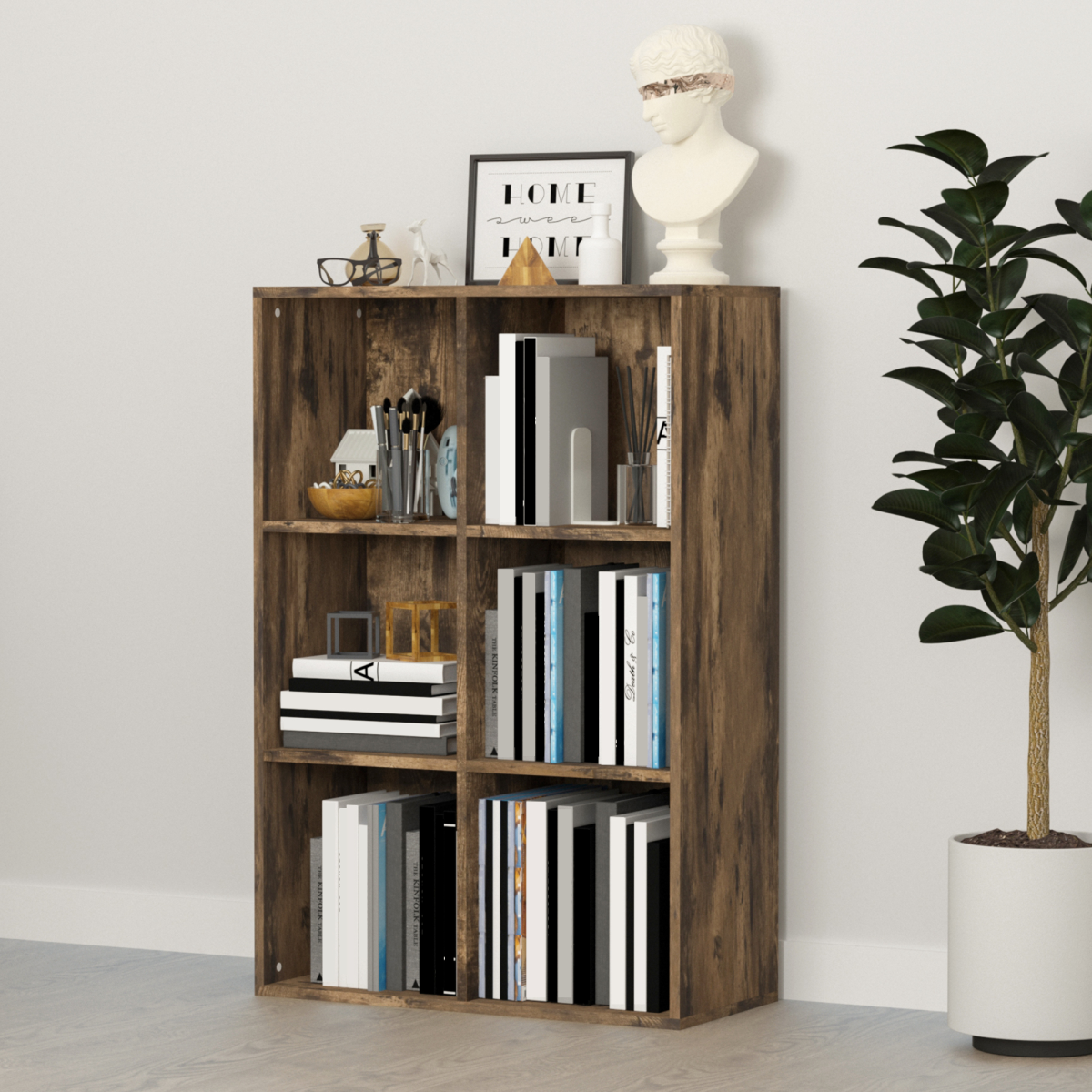 Versatile Cubic Cabinet Bookcase: Stylish Storage Solution for Home & Office
