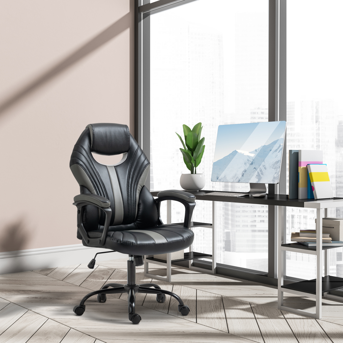 Vinsetto Racing Gaming Chair - Ergonomic Comfort with Style & Swivel Mobility