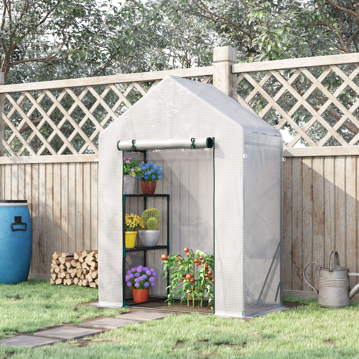 Outsunny Portable Greenhouse: Extend Your Growing Season with Ease!