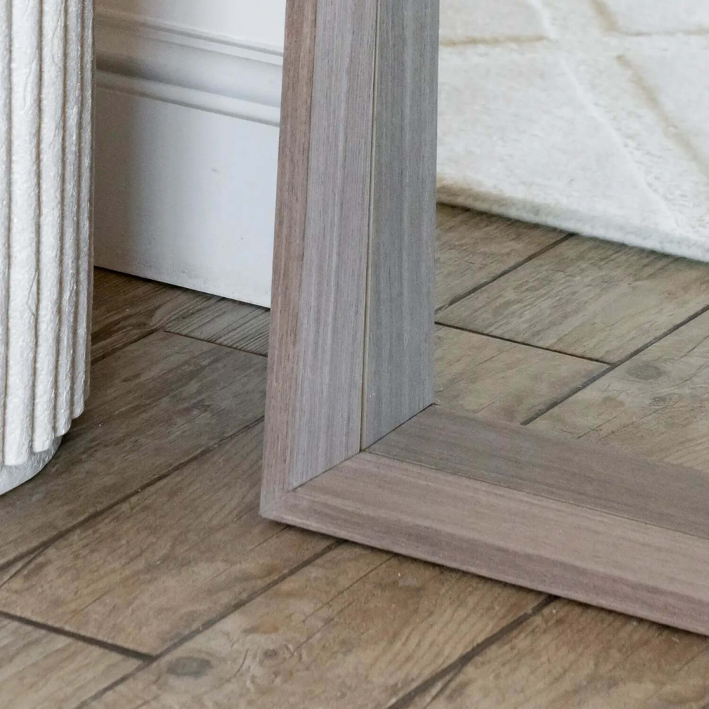 Hanaka Full-Length Walnut Leaner Mirror – Timeless Elegance & Versatile Style
