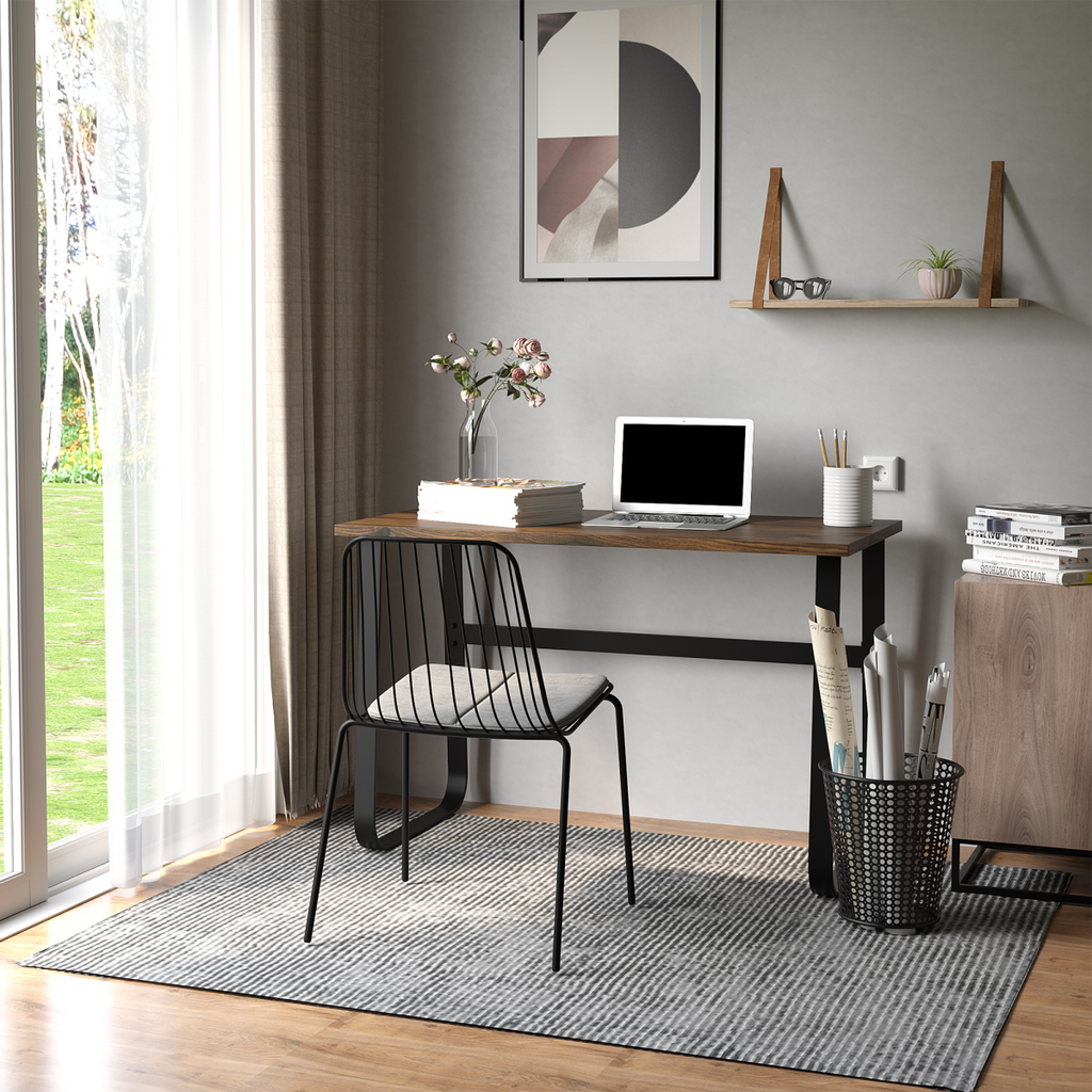 Industrial Chic Writing Desk: Sleek Workstation for Inspired Productivity