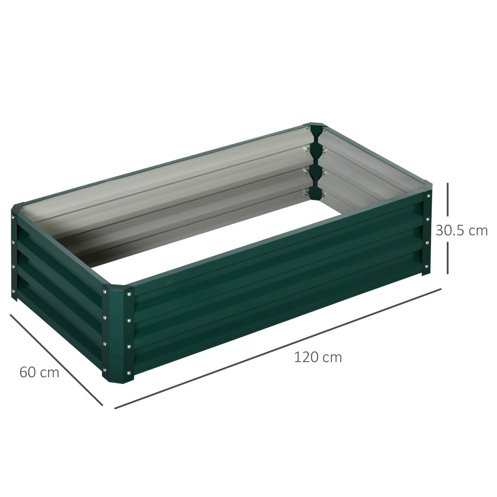 Modular Steel Raised Garden Bed - Perfect Planter for Veggies & Flowers