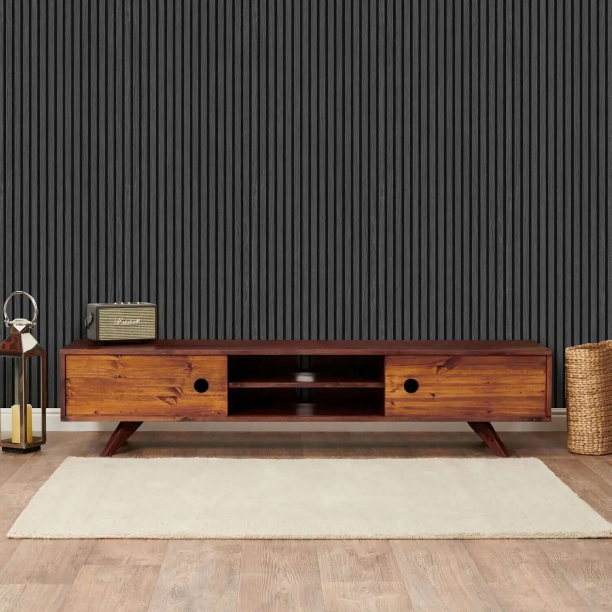 Black Oak Acoustic Wall Panels: Elegant Sound Absorption for Modern Spaces