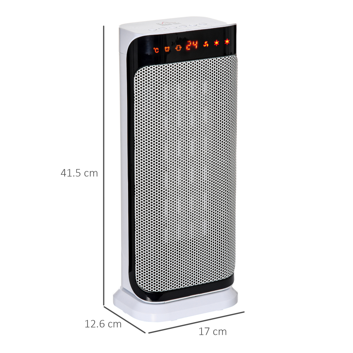 Ceramic Space Heater Oscillating Portable Tower Heater w/ Three Heating Mode