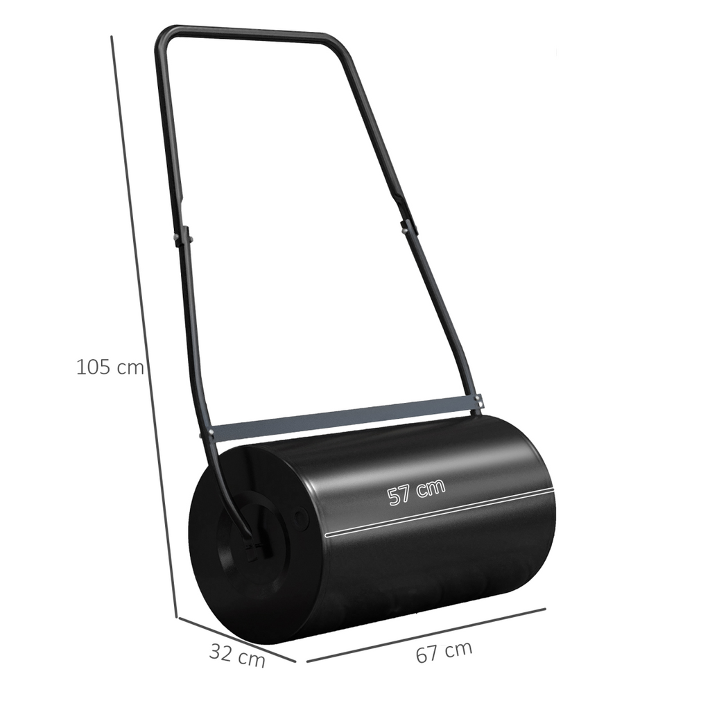 Durable 46L Lawn Roller: Heavy-Duty Garden Roller for Perfectly Flattened Grass