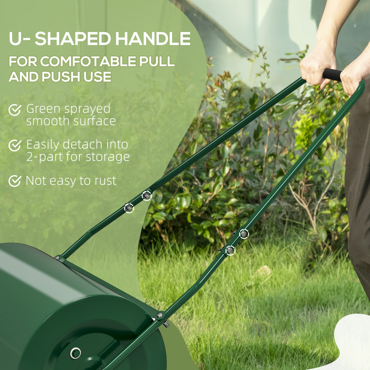 Ultimate Heavy-Duty Lawn Roller - Achieve a Flawless Garden Finish!