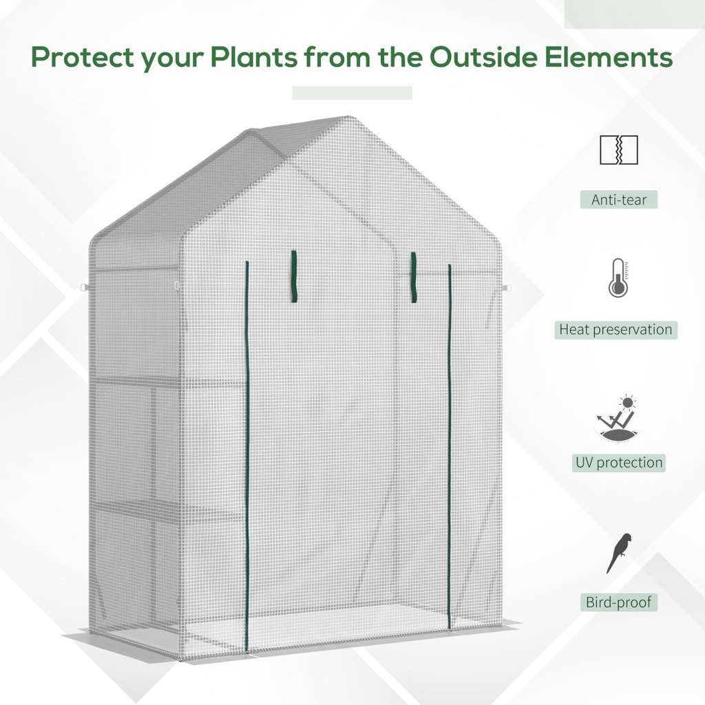 Outsunny Portable Greenhouse: Extend Your Growing Season with Ease!