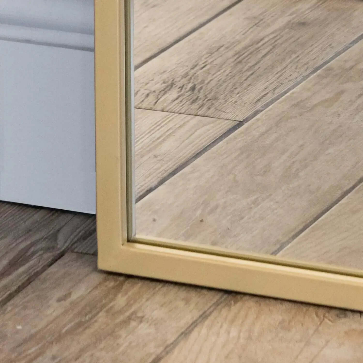 Yōko- Gold Metal Gentle Arch Mirror - 150cm x 60cm.