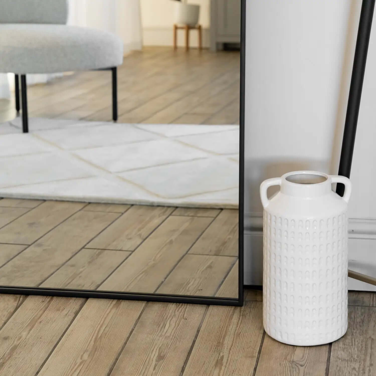 Yōko- Black Metal Gentle Arch Mirror - 180cm x 105cm