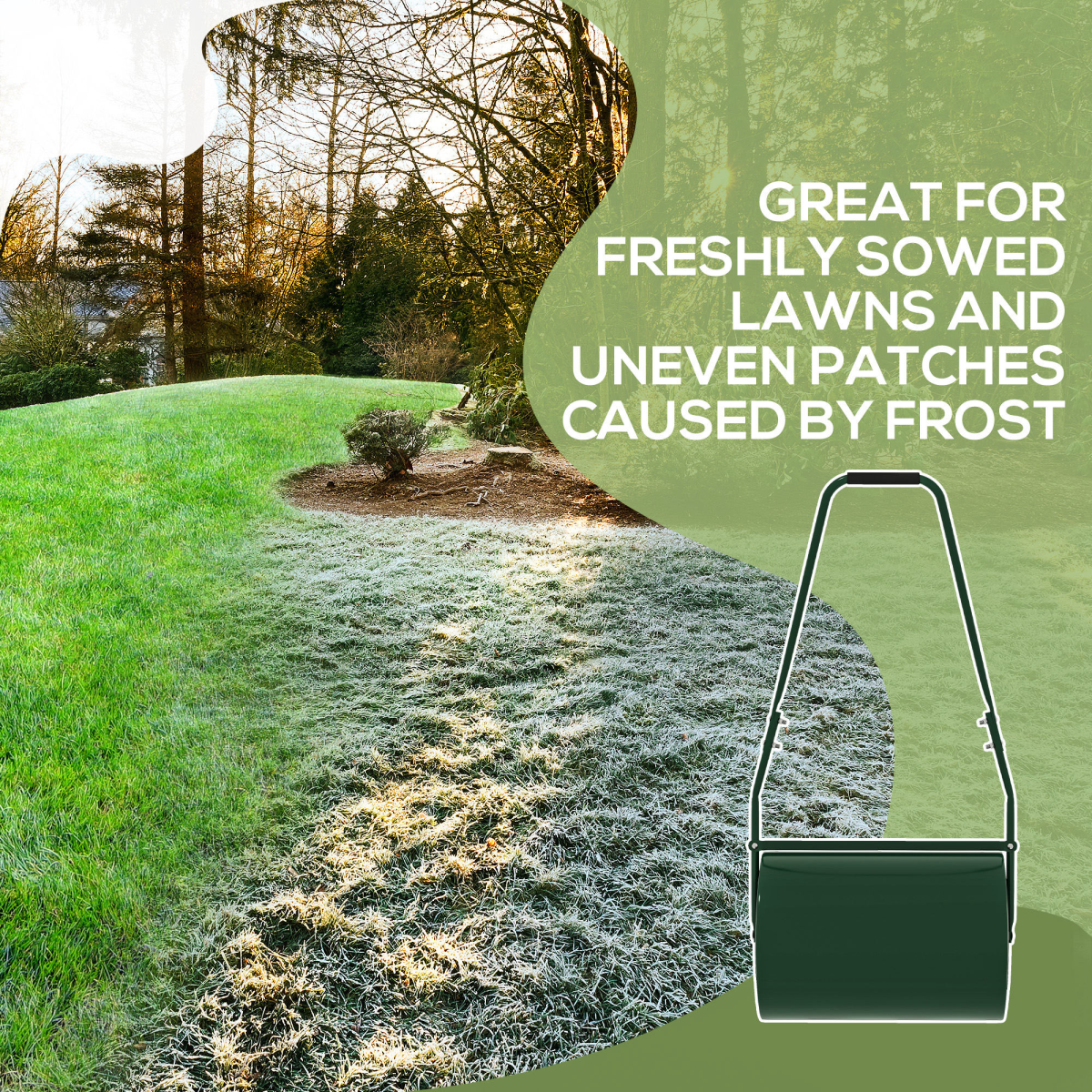 Ultimate Heavy-Duty Lawn Roller - Achieve a Flawless Garden Finish!