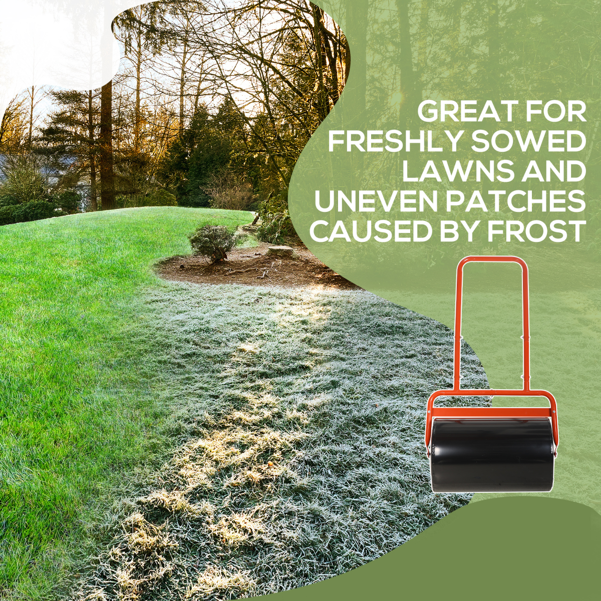 Outsunny 38L Dual-Fill Lawn Roller - Effortlessly Flatten Your Garden!