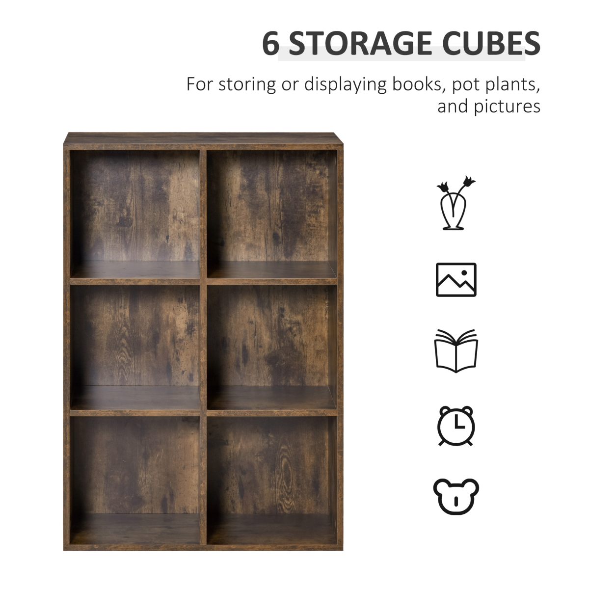 Versatile Cubic Cabinet Bookcase: Stylish Storage Solution for Home & Office