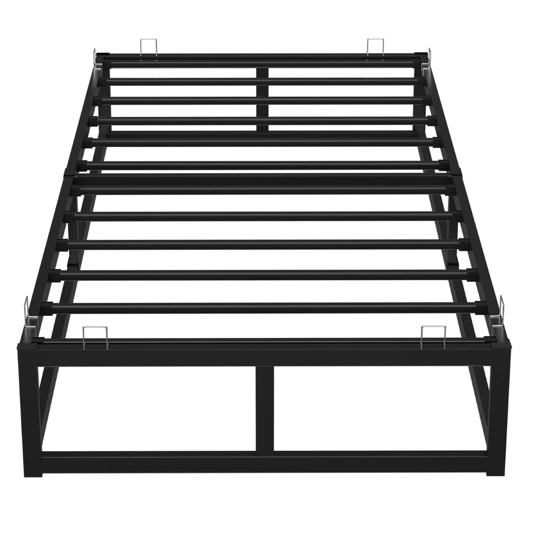 Single Metal Bed Frame Square Tube - Improved