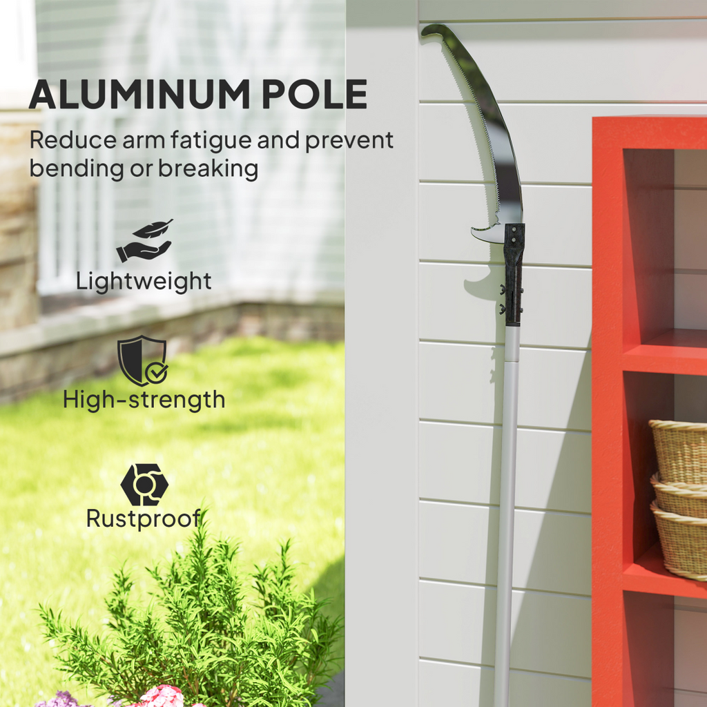 Outsunny Adjustable Telescopic Tree Lopper - Reach New Heights in Pruning!