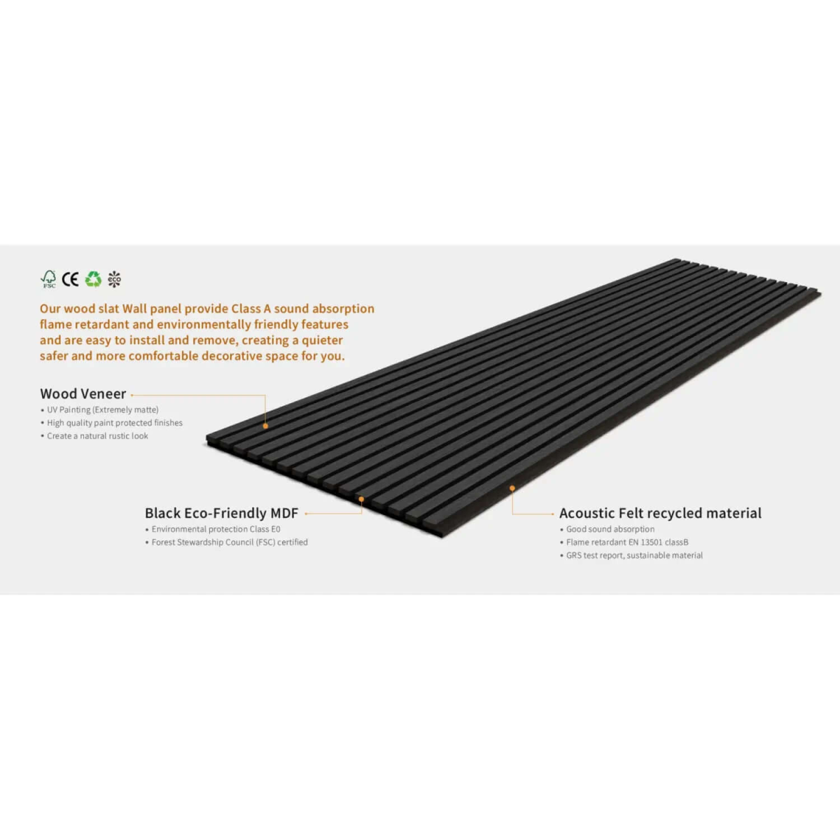 Black Oak Acoustic Wall Panels: Elegant Sound Absorption for Modern Spaces