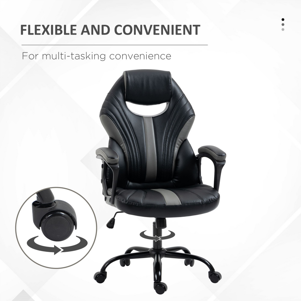 Vinsetto Racing Gaming Chair - Ergonomic Comfort with Style & Swivel Mobility