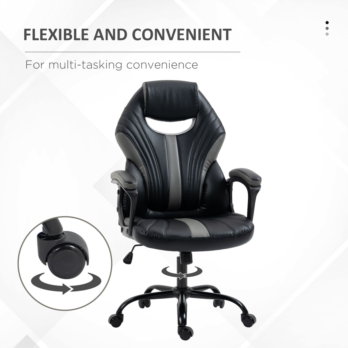 Vinsetto Racing Gaming Chair - Ergonomic Comfort with Style & Swivel Mobility