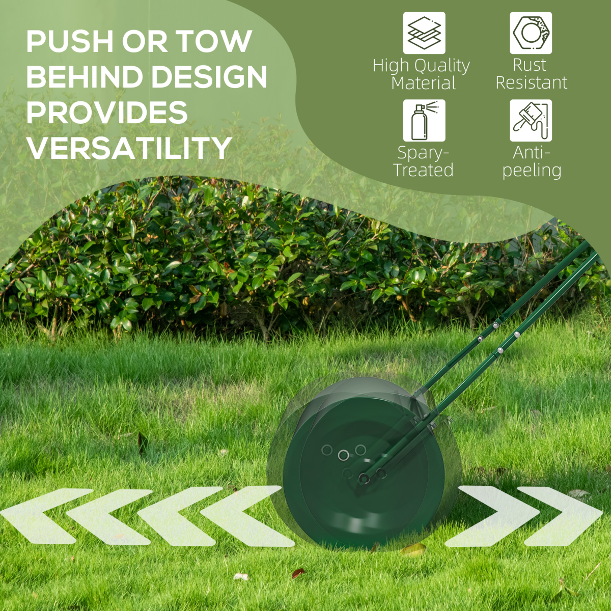 Ultimate Heavy-Duty Lawn Roller - Achieve a Flawless Garden Finish!