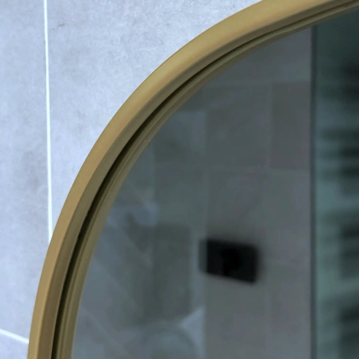 Yōko- Gold Metal Gentle Arch Mirror - 150cm x 60cm.