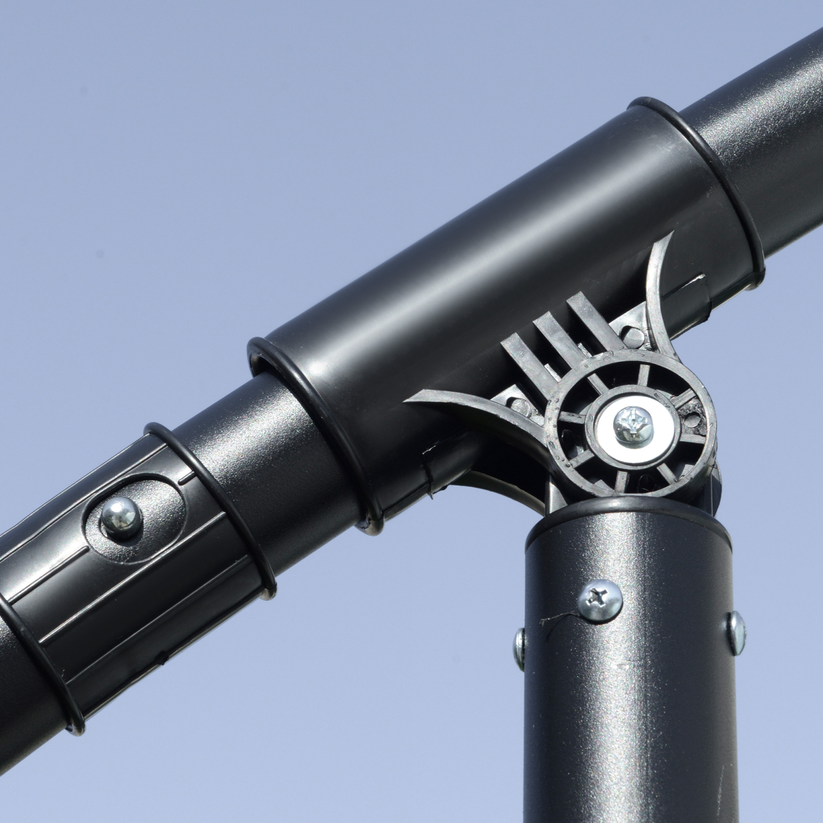 2.7mBanana Parasol Cantilever Umbrella with CrankDark Grey