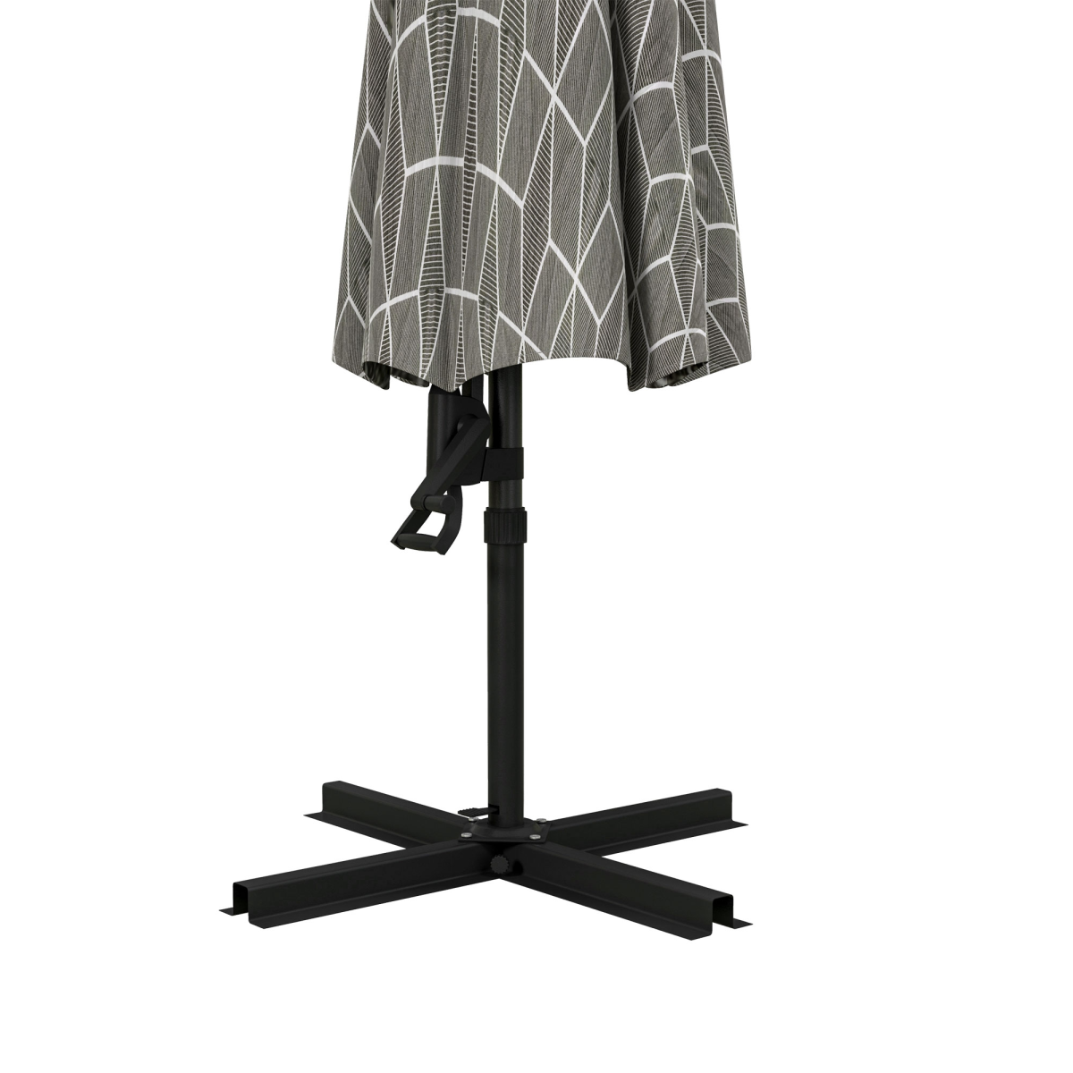 Outsunny 2-in-1 Cantilever Parasol and Market Parasol with 360� Rotation