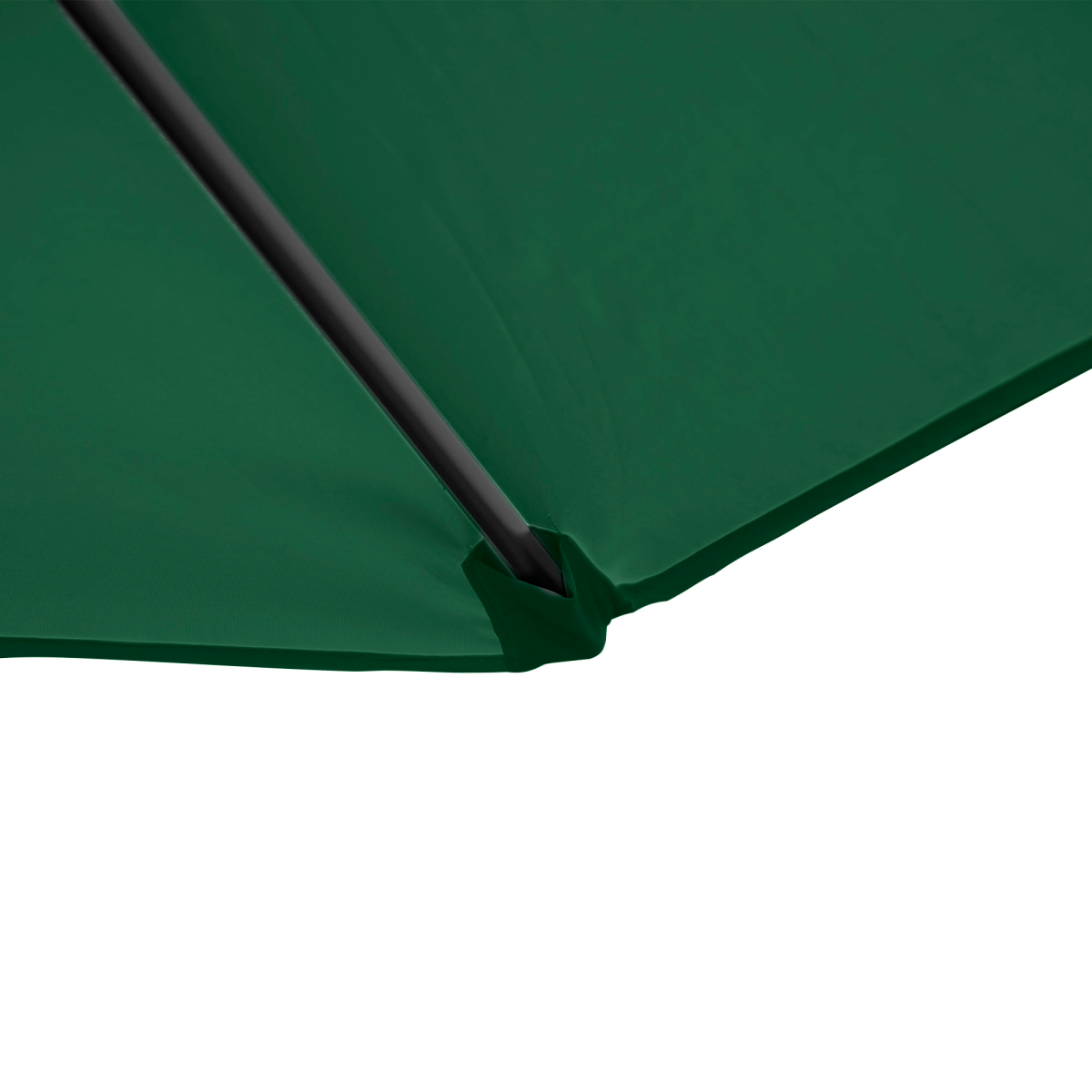 2.5M Garden Cantilever Parasol with 360 Rotation and Cross Base, Green