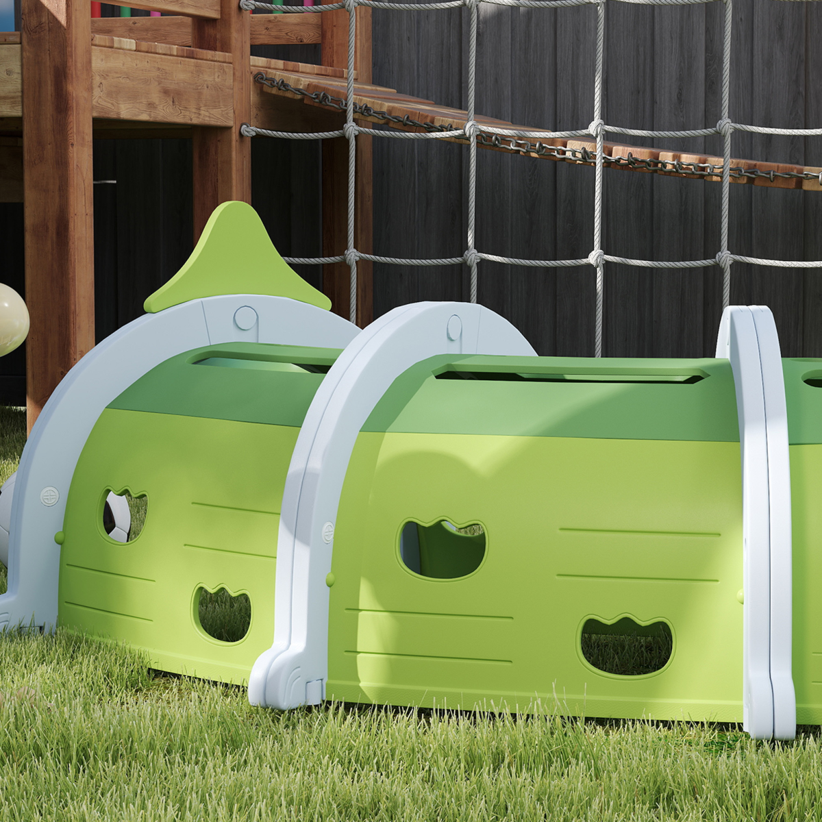 AIYAPLAY Kids Play Tunnel for Crawl and Climb, Toddler Tunnel for 3-6 Years Old