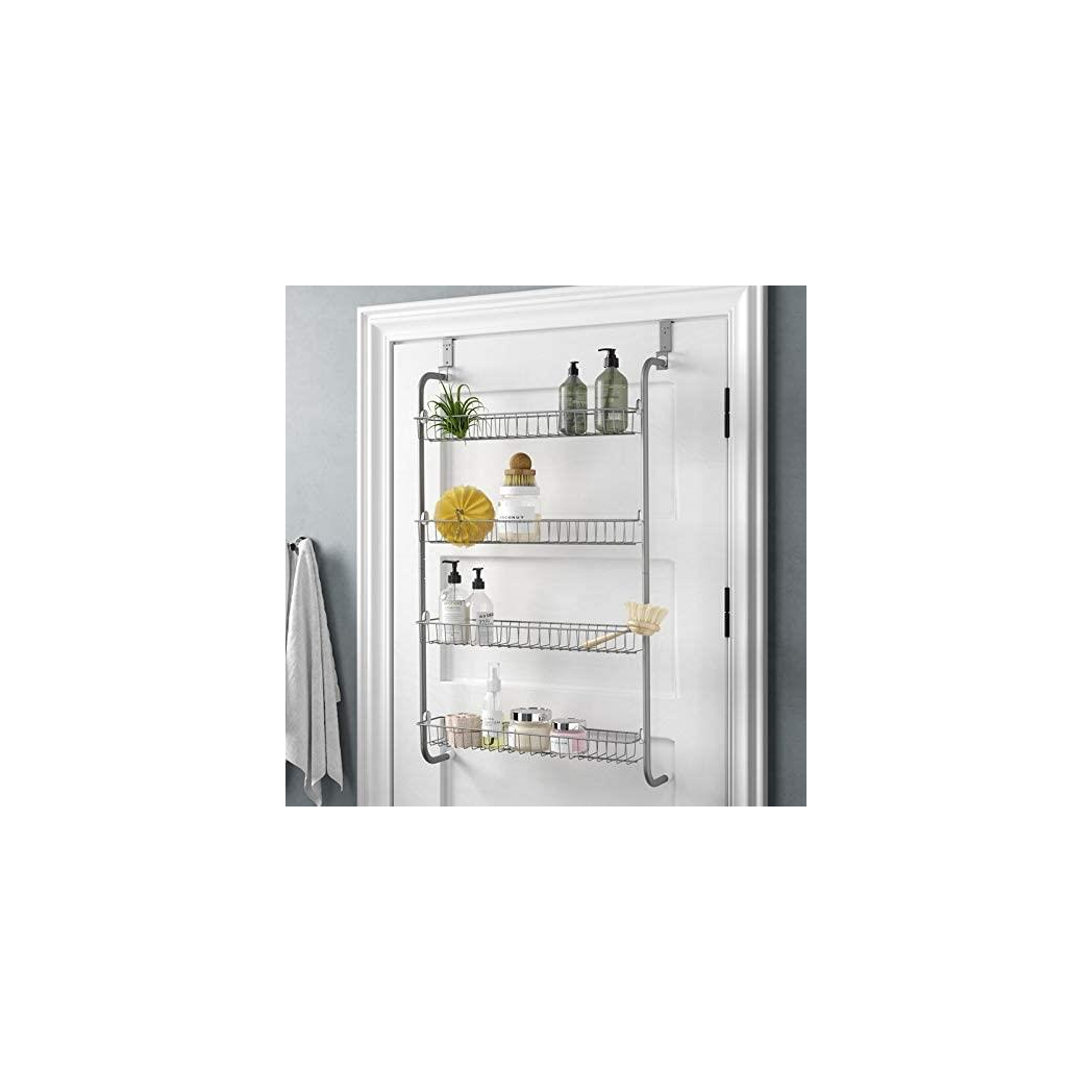 4 Tier Over Door Hanging Rack / Shelves For Pantry Or Storage Cupboard