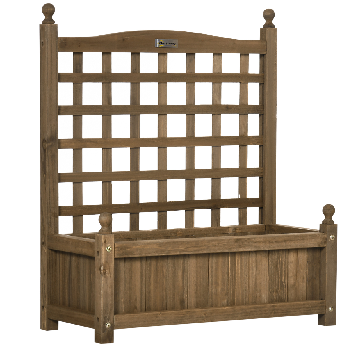 Versatile Garden Planter with Trellis for Indoor/Outdoor Climbing Vines
