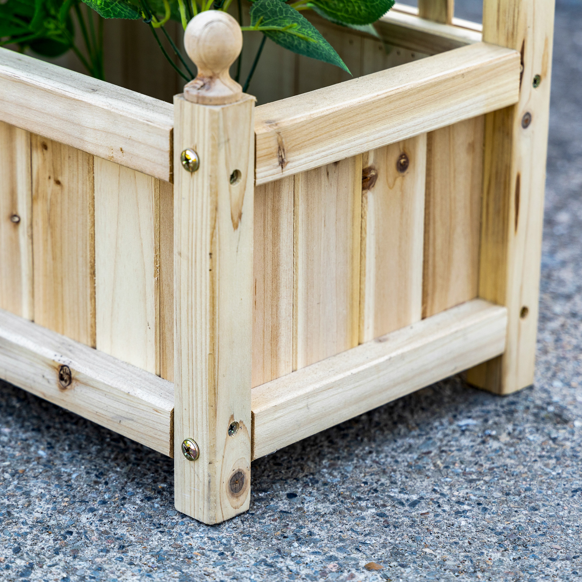 Outsunny Vertical Raised Garden Bed with Trellis - Space-Saving Planter Solution
