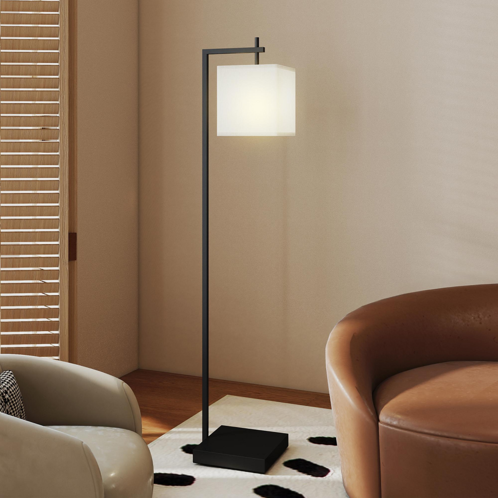 HOMCOM 66" Modern Floor Lamp for Living Room with 10 Brightness Levels
