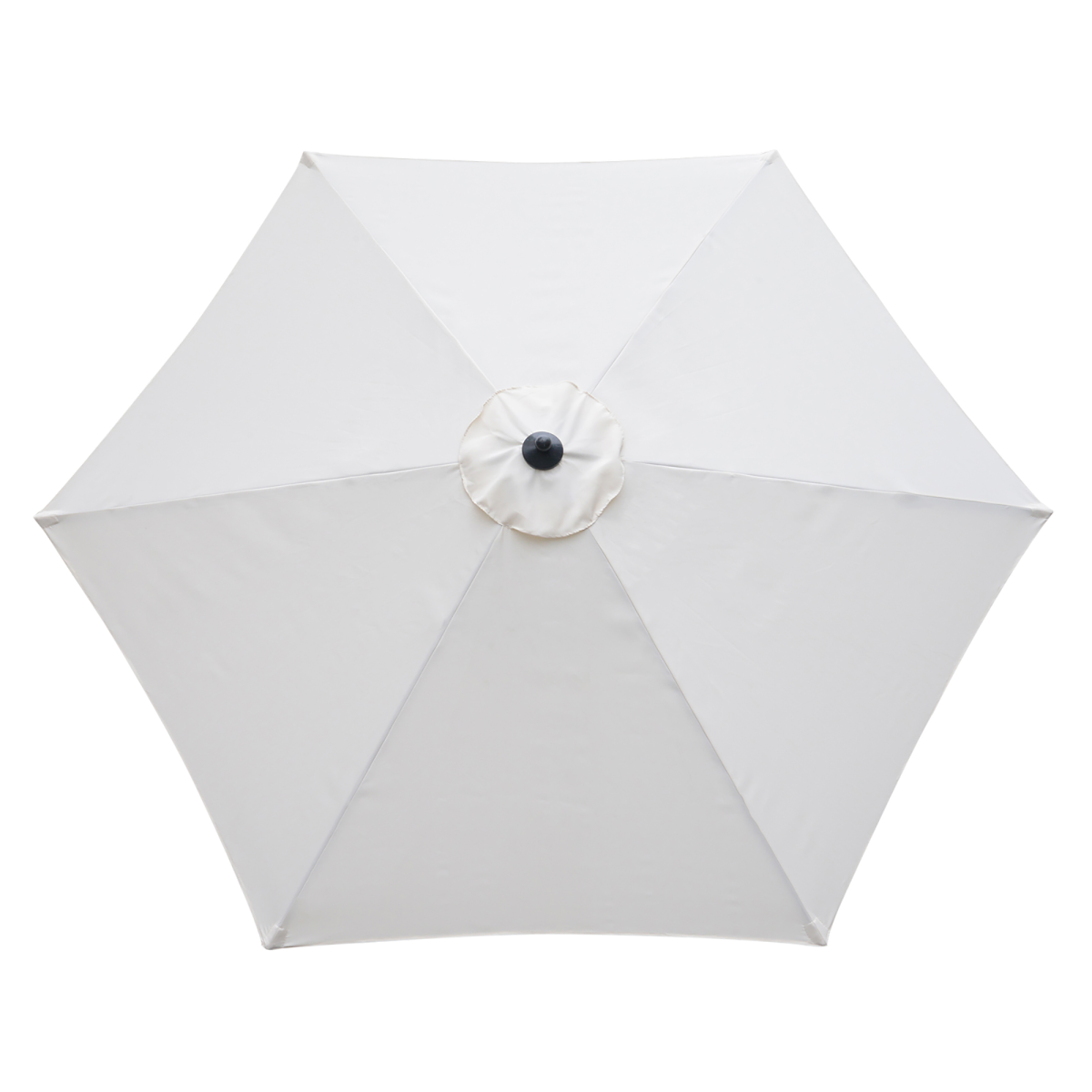 ?2.8m Patio Umbrella Parasol Outdoor Table Umbrella 6 Ribs Manual Push
