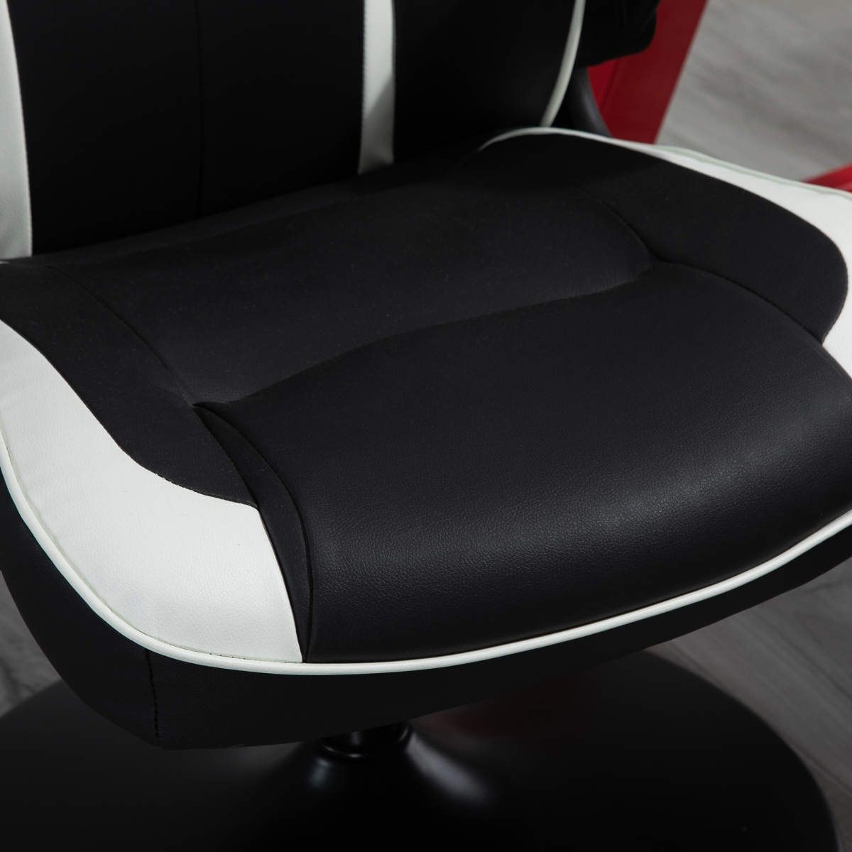 Racing Office Chair PVC Leather Computer Gaming Height Adjustable