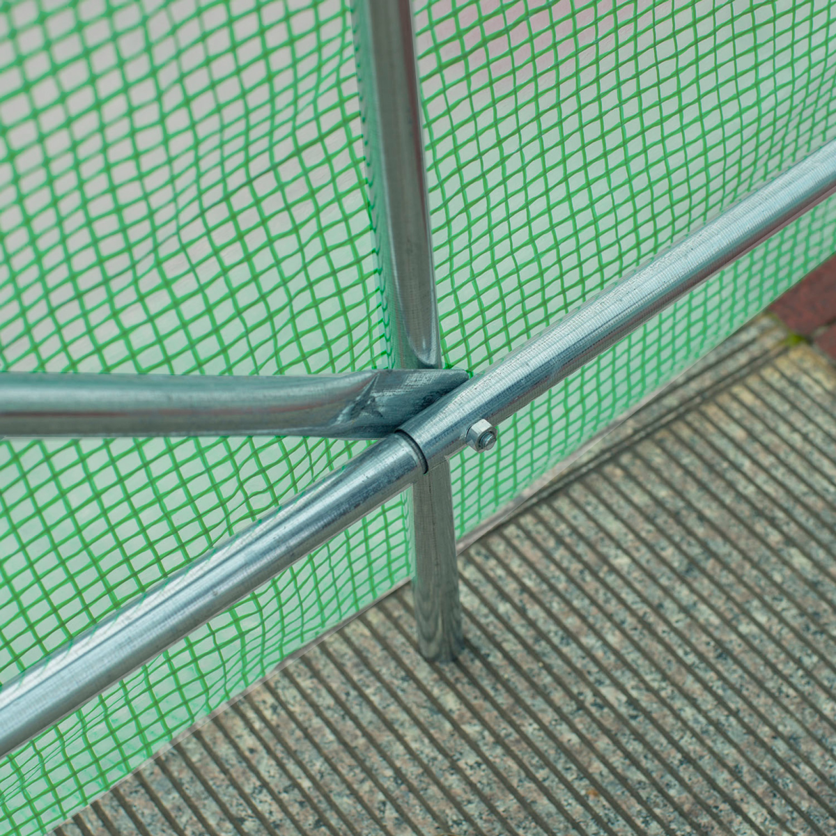 Ultimate 2.5x2m Walk-In Greenhouse: Steel Frame with Roll-Up Door & Ventilation