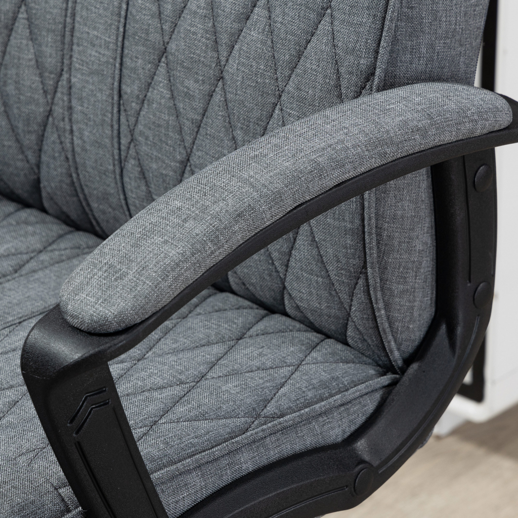 Vinsetto High-Back Ergonomic Office Chair with Adjustable Height & Swivel Wheels