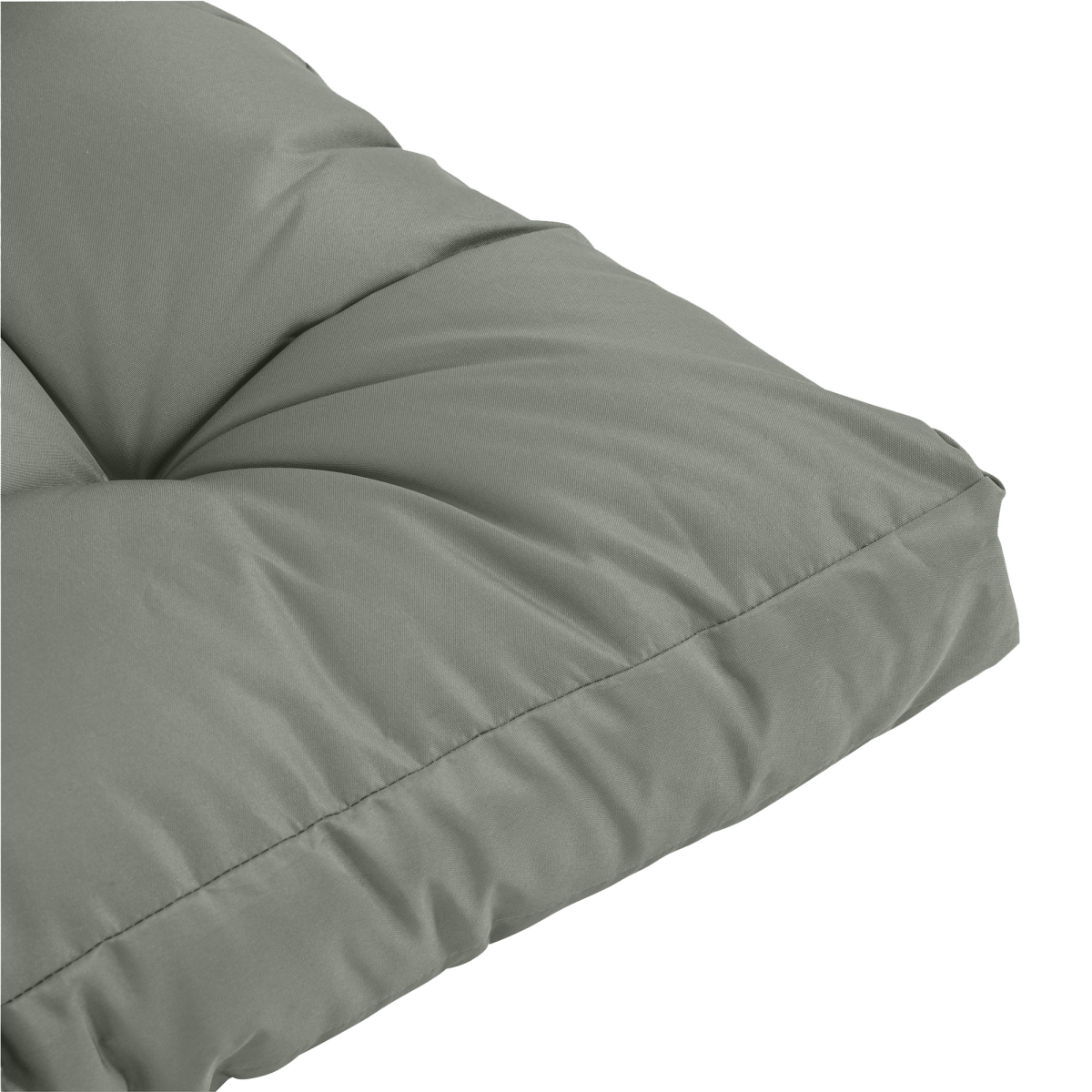 2Pcs Garden Tufted Pallet Cushion Seat Pad Back Cushion Patio Dark Grey