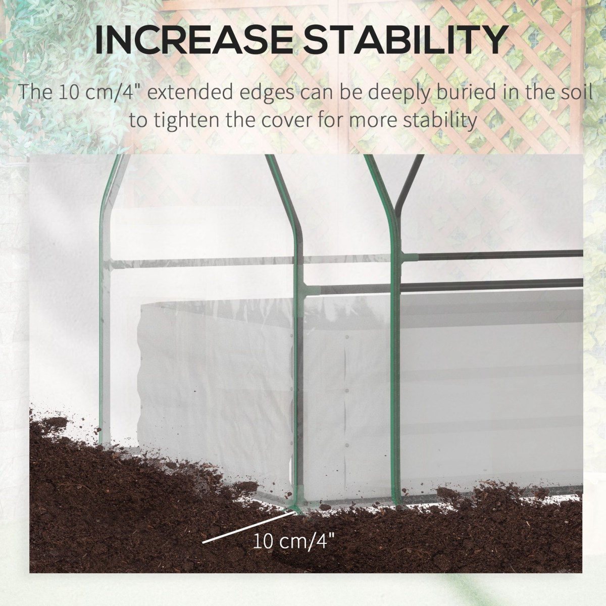 Dual-Use Steel Raised Garden Planter with Greenhouse Cover - Sturdy & Versatile!