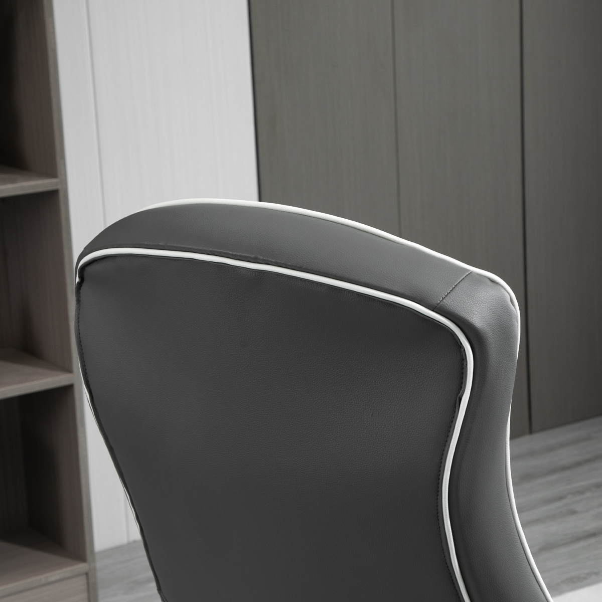 High Back Computer Gaming Chair Video Game Chair with Swivel Base Grey