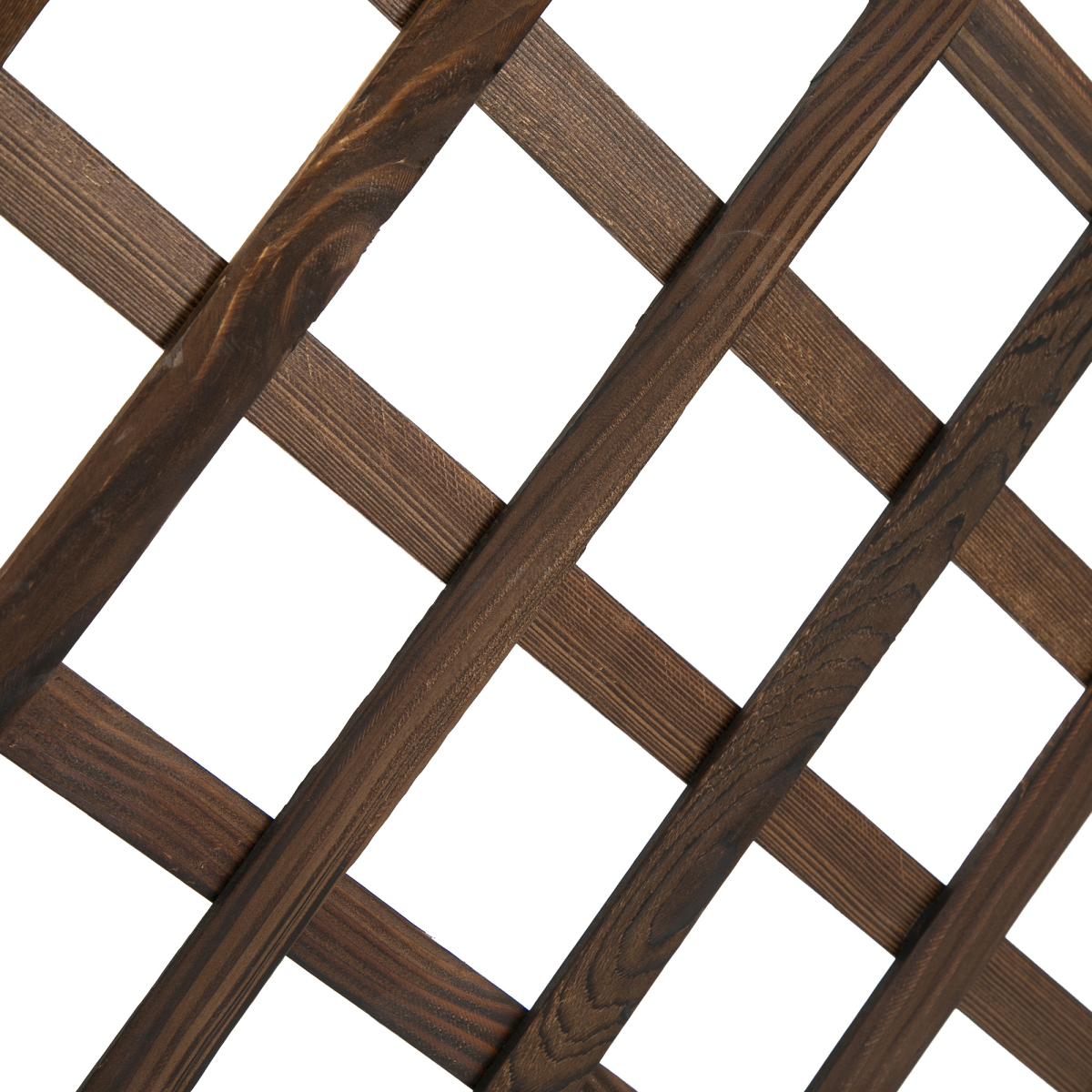 Rustic Pine Trough Planter with Trellis for Vibrant Climbing Plants