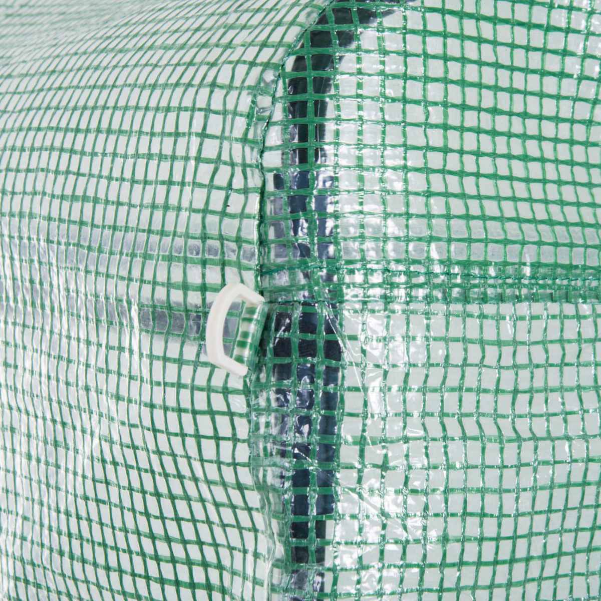 4 x 3 x 2 m Polytunnel Greenhouse Pollytunnel Tent w/ Steel Frame Green