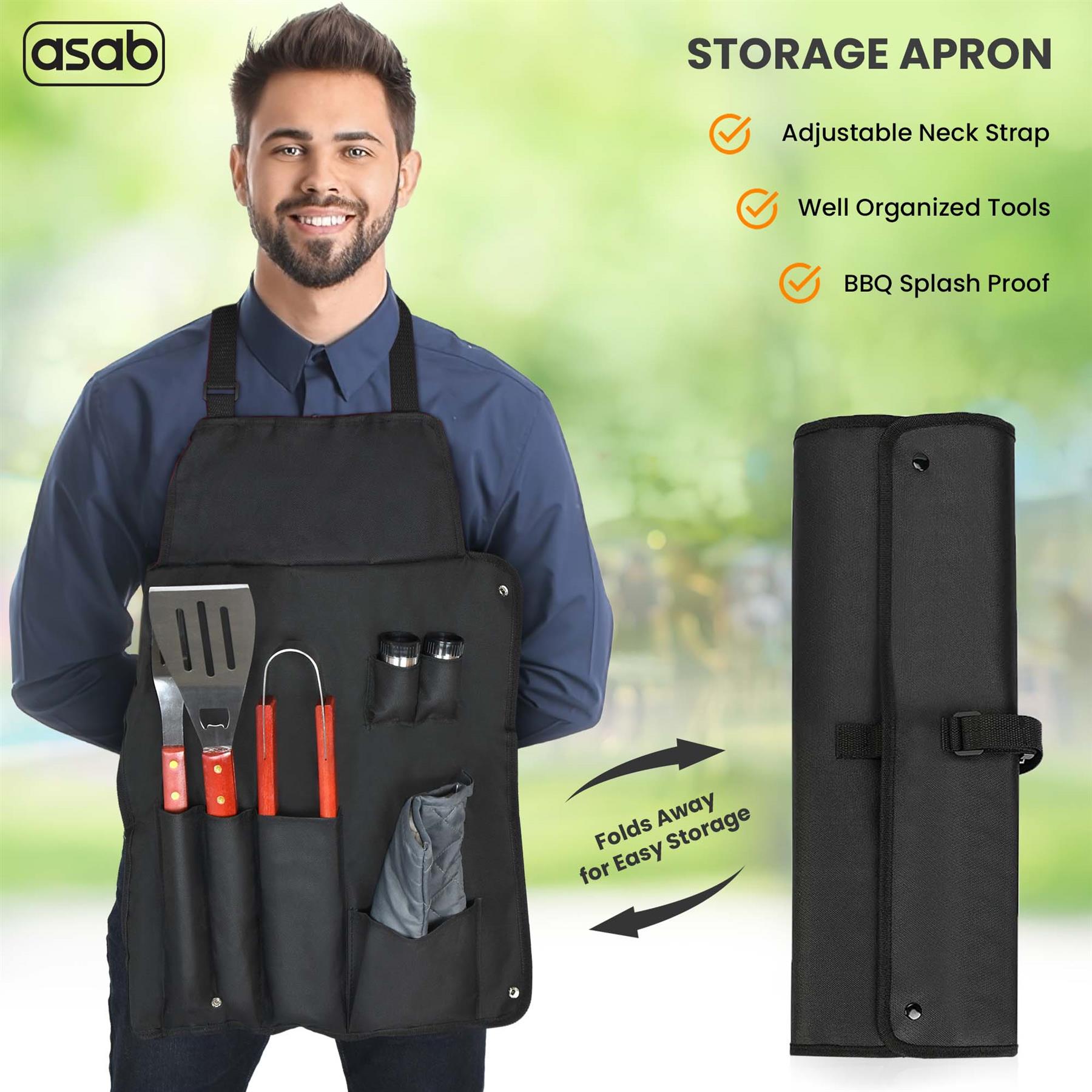7pc BBQ Tools Set barbecue