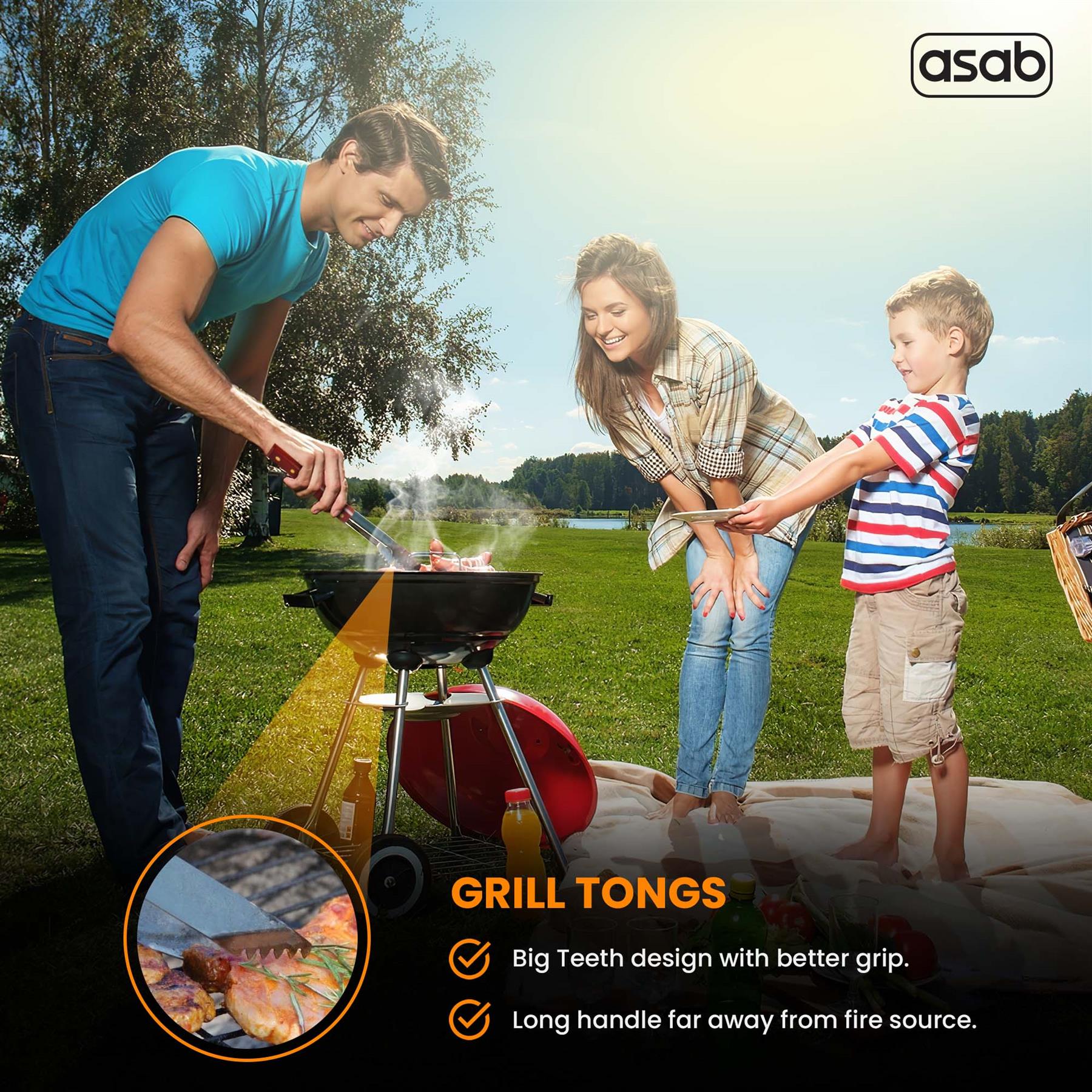 7pc BBQ Tools Set barbecue