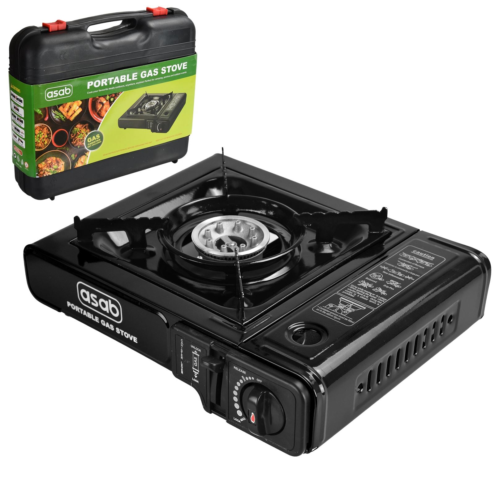 Portable Camping Gas Stove BLACK | 651046 DGI-2200 CG-2500 MS-2500 BDZ-155-A n1054  N 5585 OO3954  66091C