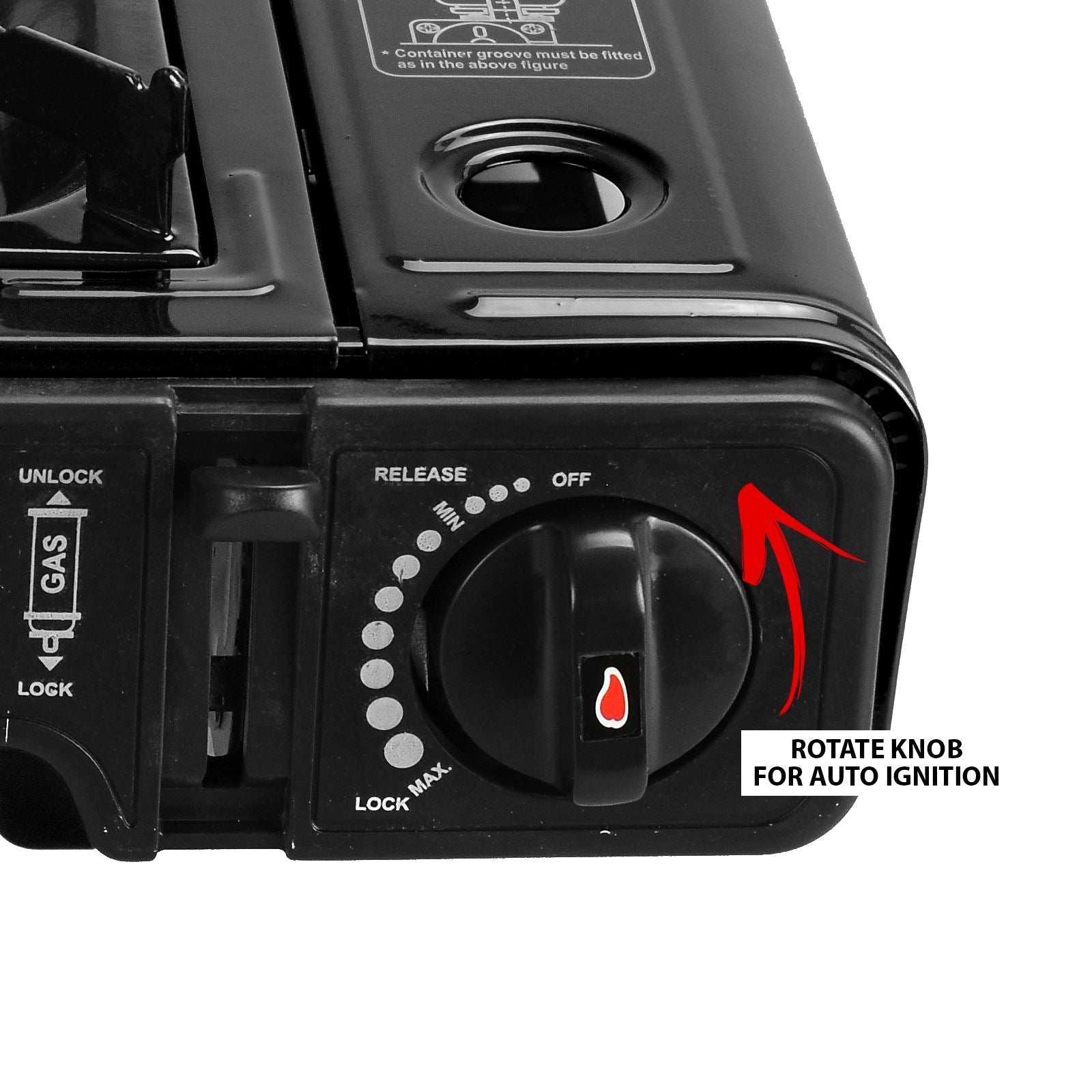 Portable Camping Gas Stove BLACK | 651046 DGI-2200 CG-2500 MS-2500 BDZ-155-A n1054  N 5585 OO3954  66091C